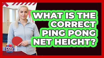 What Is The Correct Ping Pong Net Height?