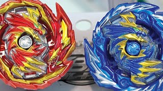RED VS BLUE | Master Diabolos .Gn SKY DRAGON Ver. Unboxing \& Battle! | Beyblade Burst GT\/Rise