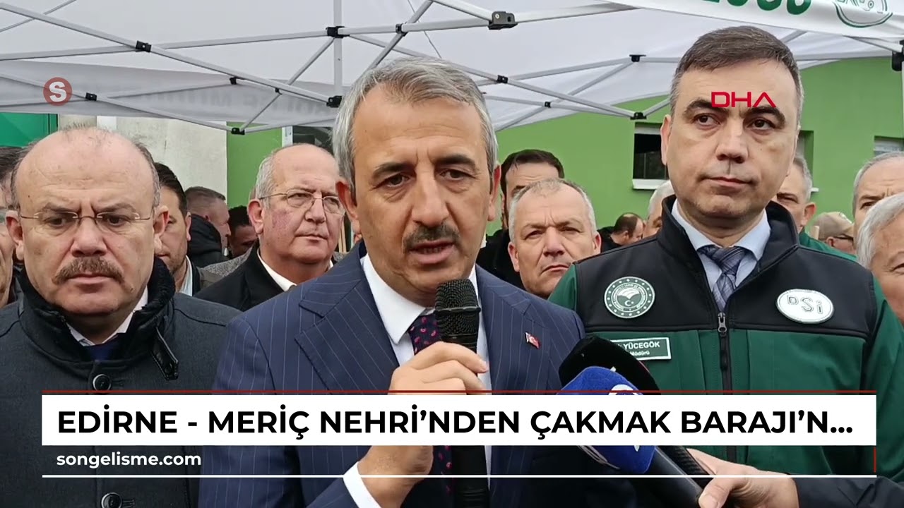Edirne - Meriç Nehri'nden Çakmak Barajı'na su akımı başladı, havzadaki kooperatifler tek çatı al...