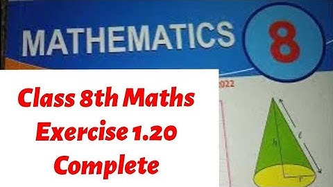 Class 8th Maths Exercise 1.20 | Complete | Profit Loss Discount | SNC | New Syllabus