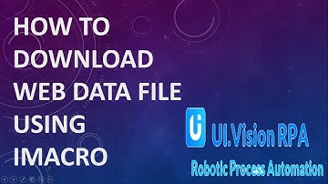 Learn to Use iMacro Automation | iMacro Tutorial in Hindi | Download Web Data File