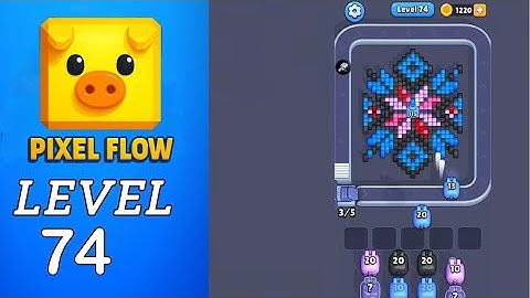 Pixel Flow Level 74 Walkthrough