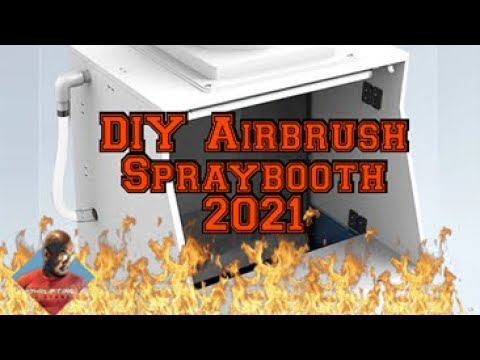 DIY PAINT BOOTH for airbrush tutorial