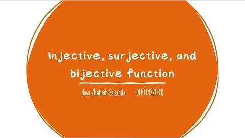 Proving The Types of Function Using Geogebra and Definition