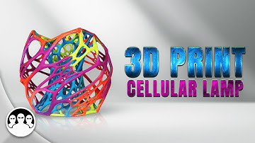Cellular Lamp: 3D Printing Time Lapse & Painting