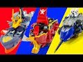 PowerRangers MegaForce LegendaryMegaZord SazerX SharkLeaguer UranusSaver BattleShip Transformation