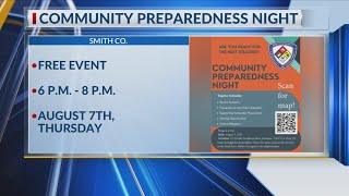 Smith County hosting emergency preparedness night