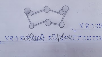 how to draw plastic sulphur diagram|chemistry practical journal diagram
