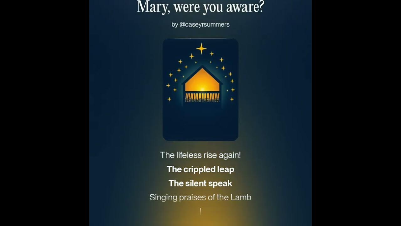 Mary, Were You Aware? (Cover) Mary, Were You Aware? (Cover)