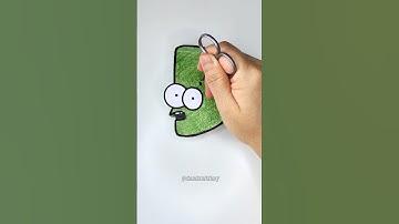 😱 Paper Alphabet Lore D #shorts