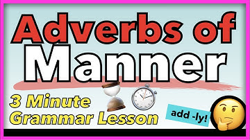 Adverbs of Manner - How did it happen? 🙌  3-Minute English Grammar Guide!