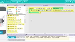 Coding | App lab code.org | Photo select application for beginners screenshot 3