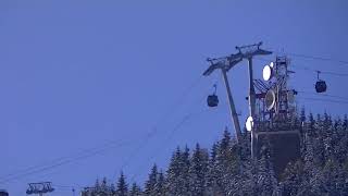 Cable Way and Ski Slopes near Peleş Castle, Sinaia, Romania - 00064