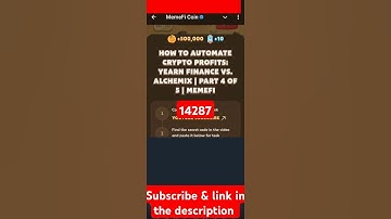 HOW TO AUTOMATE CRYPTO PROFITS: YEARN FINANCE VS. ALCHEMIX | PART 4 OF 5 | MEMEFI