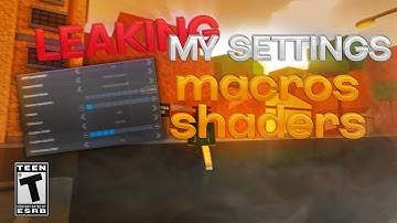 Leaking The *BEST* Da Hood Settings, Shaders, And Macro!