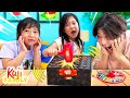 Emma and Kate Play Balloon Blast Box with Daddy!!