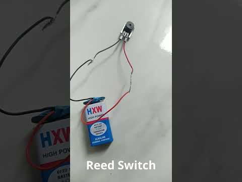 المفتاح المغناطيسي Reed Switch كيف يعمل