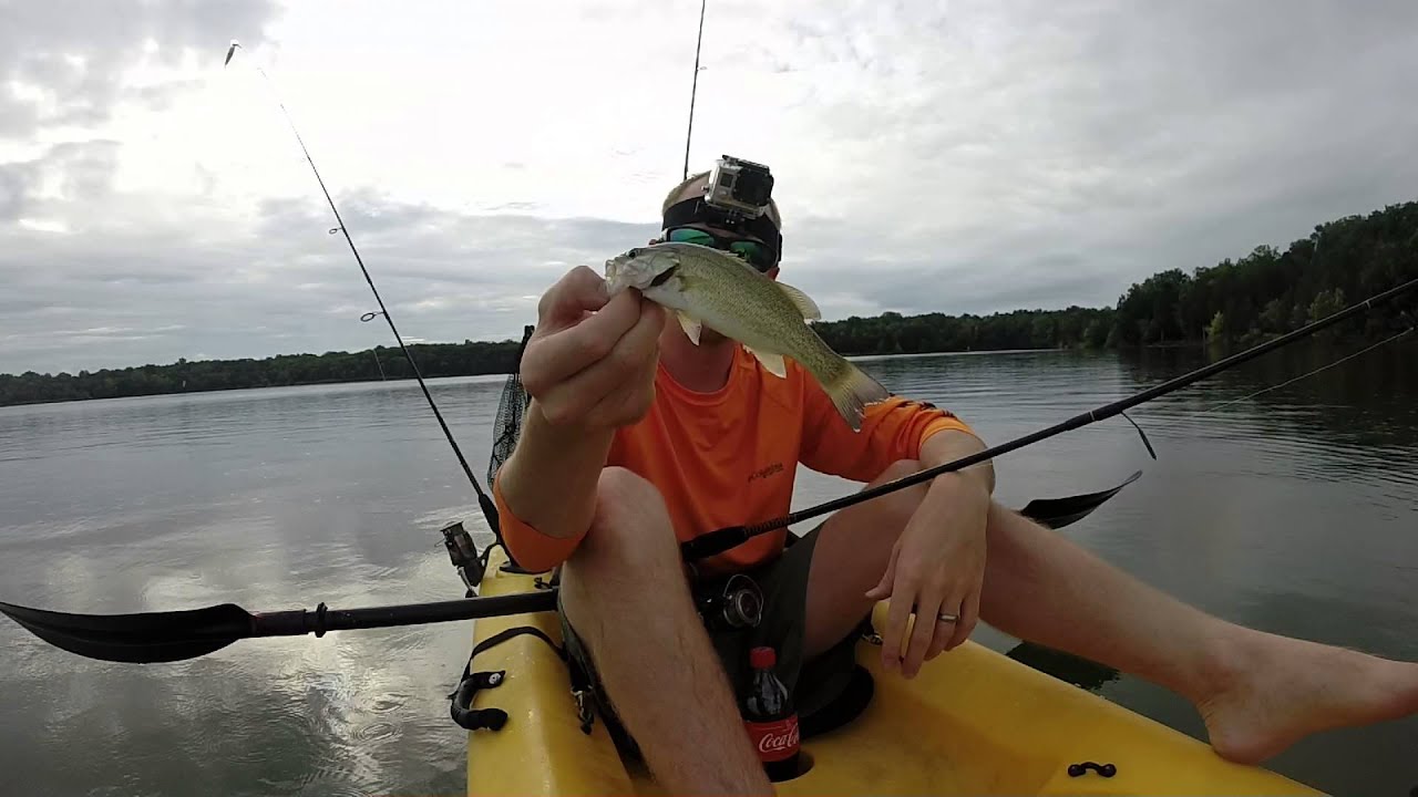 Kayak Fishing SmallMouth Bass In Shallow Water YouTube