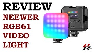 Neewer RGB61 Full Color Video Camera Light Review!