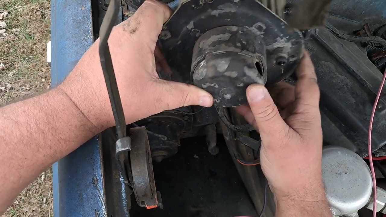 Blower motor on a square body chevy. 