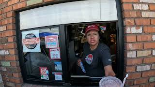 Wendy&#39;s Drive Thru, Biggie Bag, Cheeseburger, Strawberry Lemonade, Dreamsicle, Casa Grande, Arizona