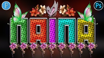 Multi Color Glass font editing | how to make multi color glass font editing #multicolorglassfontskp