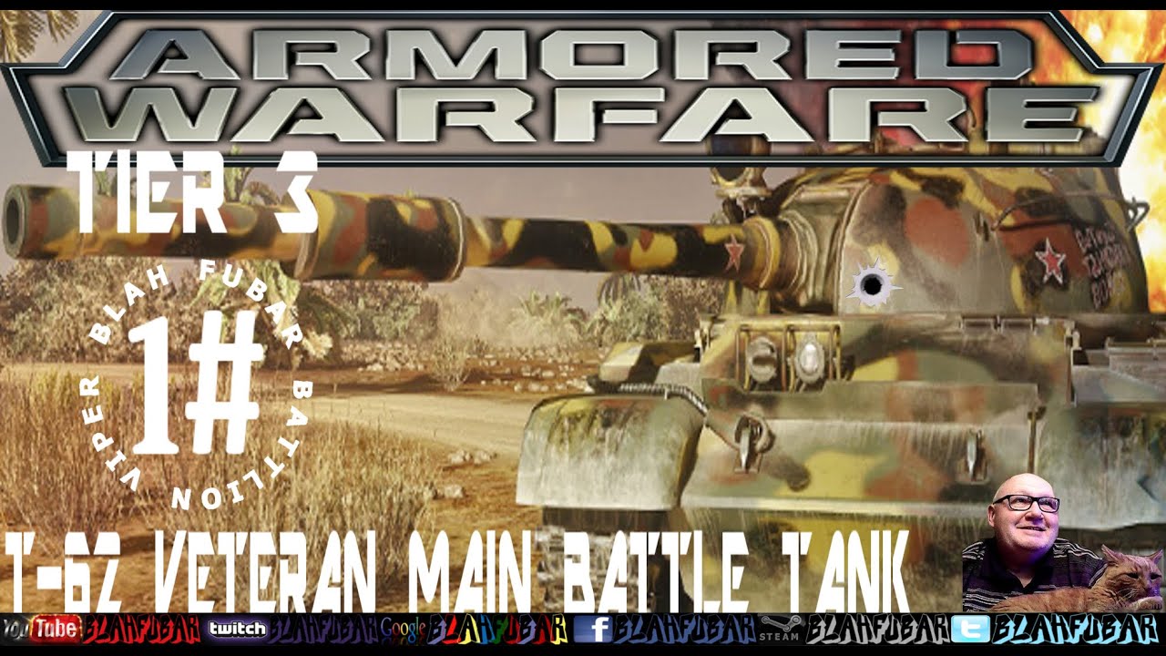 Armored Warfare, T-62 Veteran Main Battle Tank, Tier 3, Game play.1#