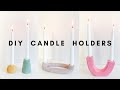 3 DIY candlestick or tapered candle holders 🕯️ (West Elm & designer inspired)