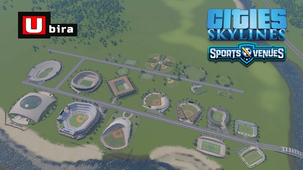 Cities: Skylines (Steam) - Rendering issue Sports Venues DLC pack