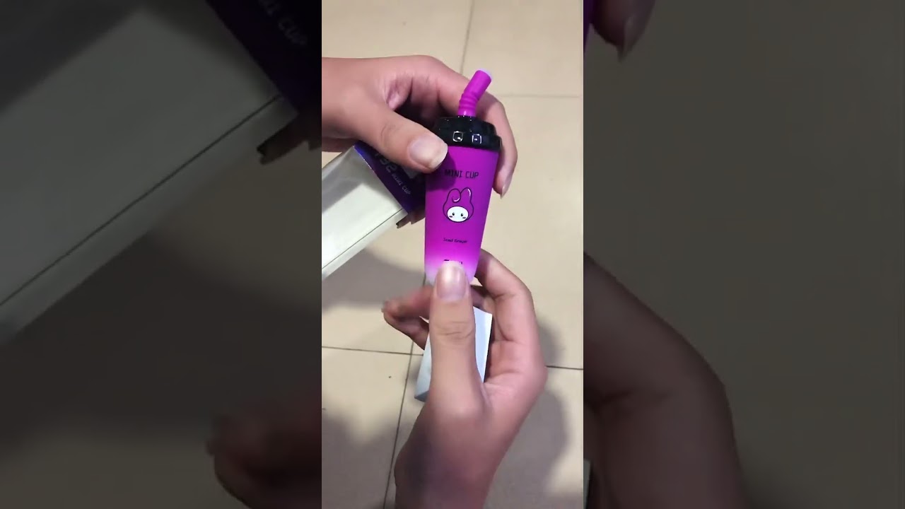 Unboxing the Cutest Iced Grape Mini Cup Vape! 💜🍇 