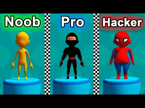 NOOB vs PRO vs HACKER - Fun Race 3D