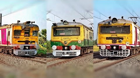 Different Liveries & Models Colourful Conventional Electric Multiple Unit Trains | Eastern Railways