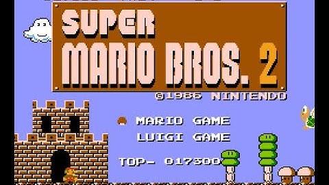 Super Mario Bros.: The Lost Levels / Super Mario Bros 2 - Famicom Disk System (1986)