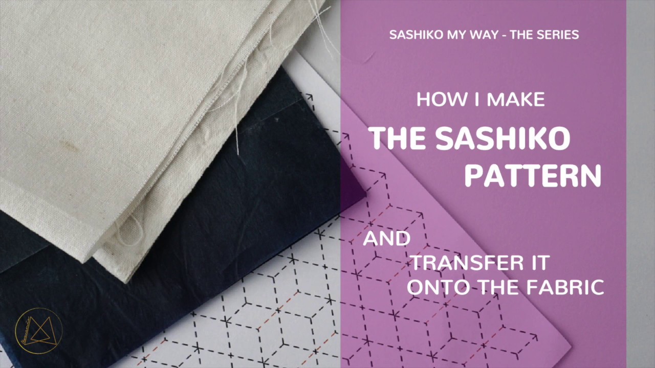 How to: Sashiko Stencil Marking 