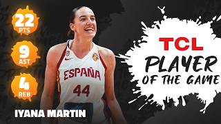 Iyana Martin (22 PTS) is a STAR! | TCL Player Of The Game | ESP v GER | FIBA Women's World Cup 2026 screenshot 5