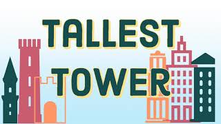 Information Chico Science Fair Challenge - Tallest Tower Update