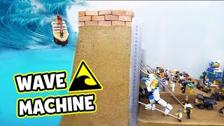 Dam Breach, Titanic Collapse & LEGO City Robot Take Down - Dam Breach Experiment