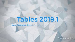 Tables 2019 1 Excel Formulas to Revit Parameters