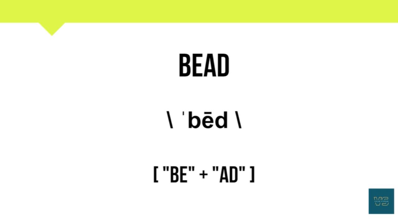 How To Pronounce Bead Meaning Pronunciation YouTube