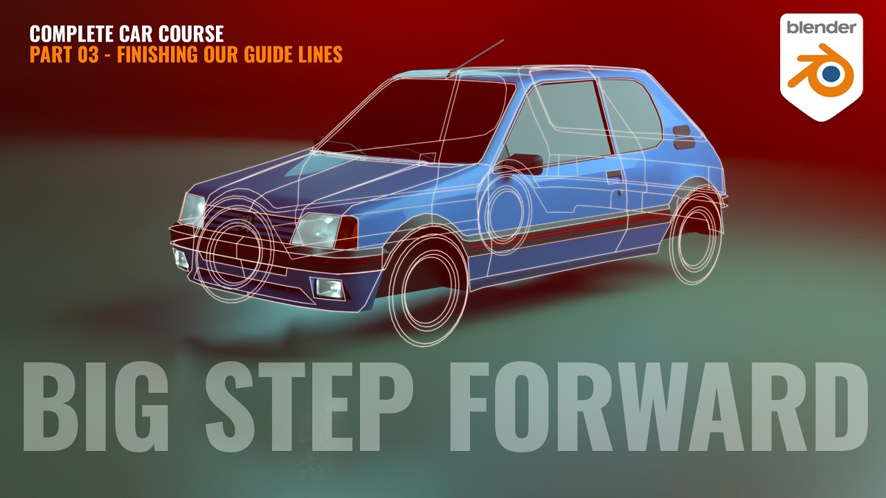 Complete Low Poly Car Tutorial Part 3 Finishing Our Mesh - YouTube