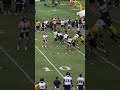 Kenny pickett throws a touc.own to george pickens  2023 steelers camp day 4