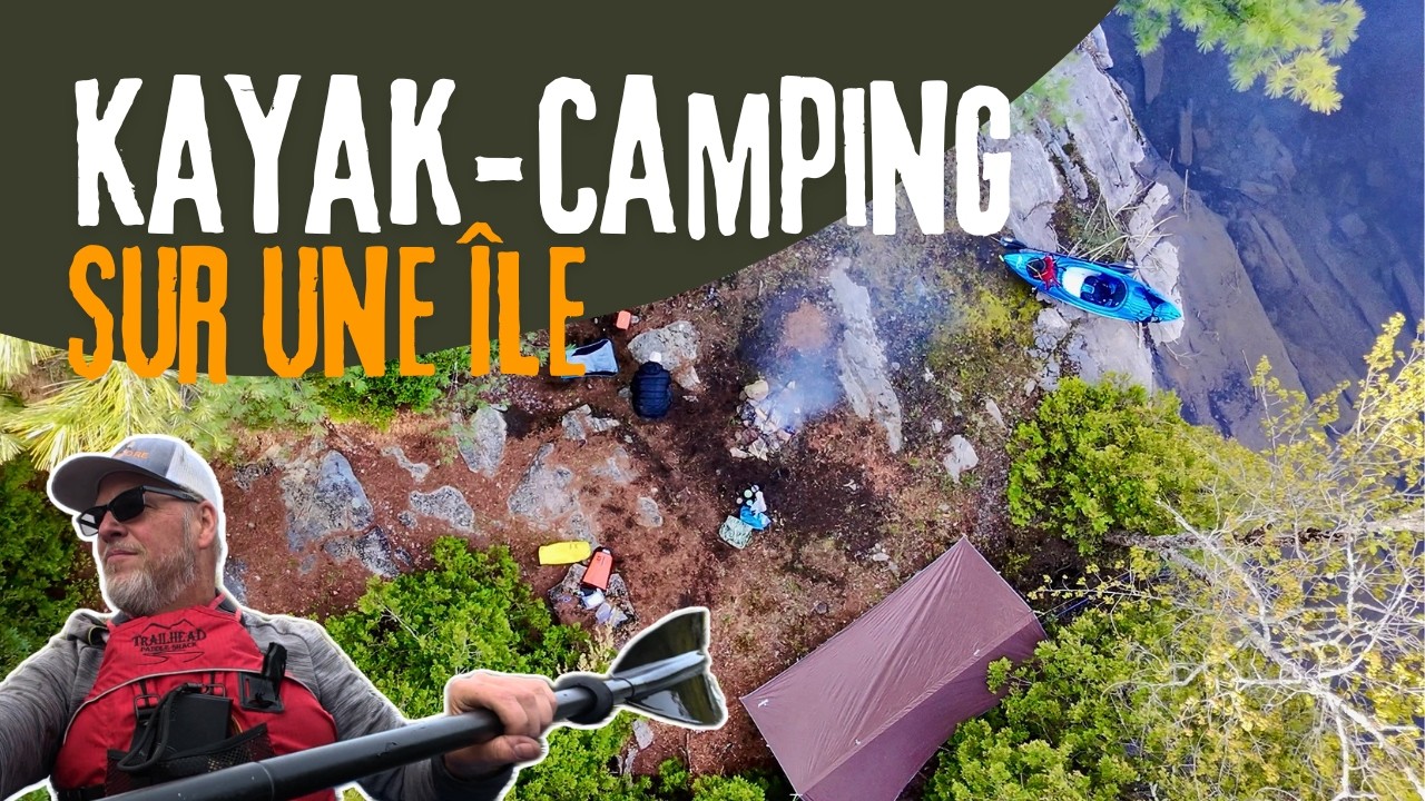 KAYAK-CAMPING en SOLO sur une ÎLE #hamac #camping