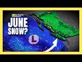 Cooler temperatures bring June snow for British Columbia | #forecast