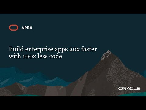 Introducing Oracle APEX