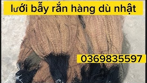 Lưới Bẫy Rắn 4phân (hàng dù Nhật)