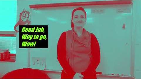 "Good Job, Way to go, wow" ASL