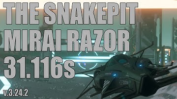 Star Citizen Racing, The Snakepit AC, Mirai Razor, 31.357s
