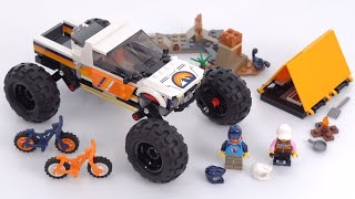 LEGO City 4x4 Off-Roader Adventures 60387 review! Useful working suspension, good side builds