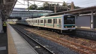 E501系K753編成 回送電車いわき駅5番線発車