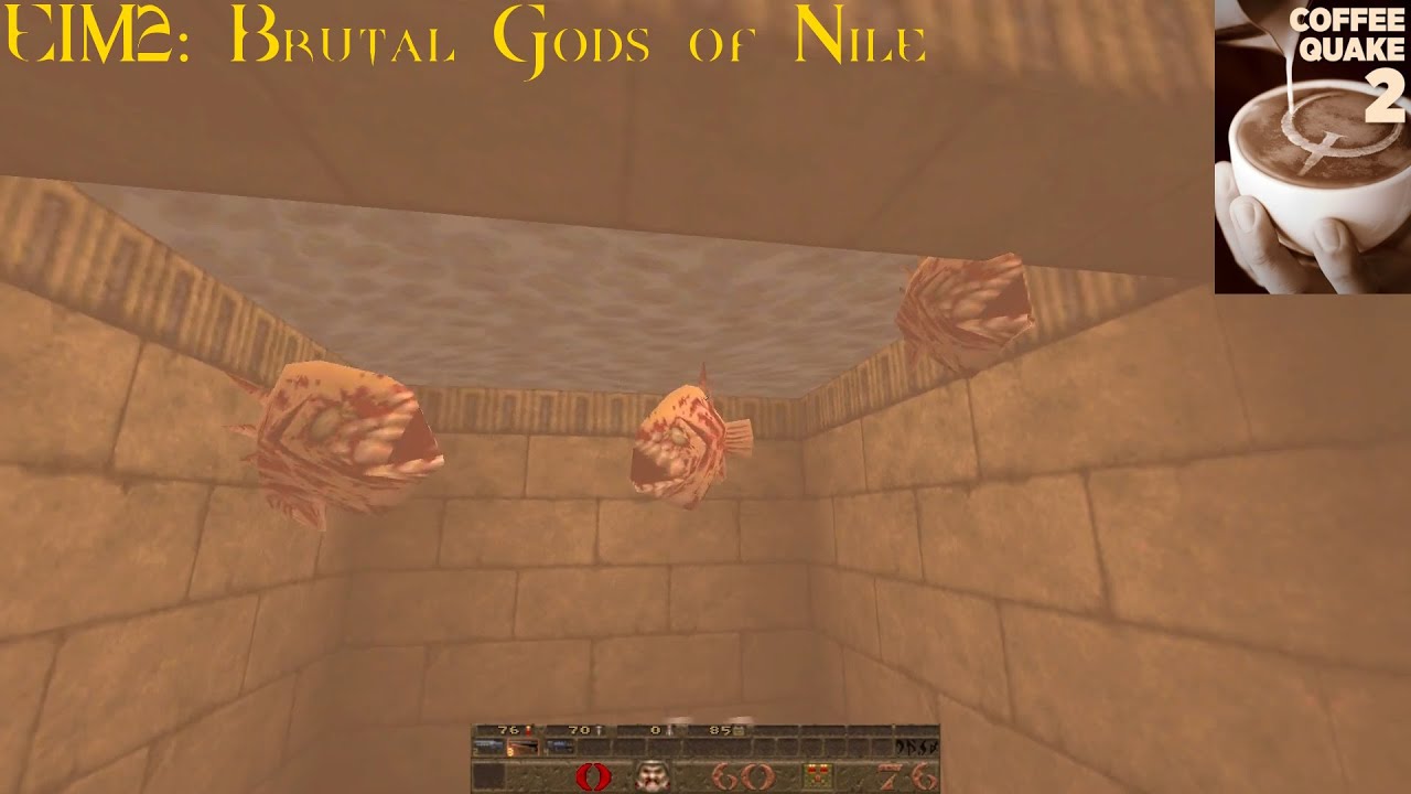Coffee Quake 2: Double Shot (Normal) - E1M2: Brutal God of Nile (100%)